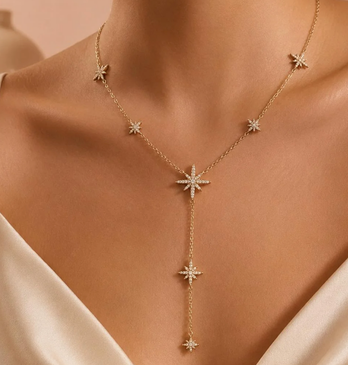 COLLIER CÉLESTE DORÉ