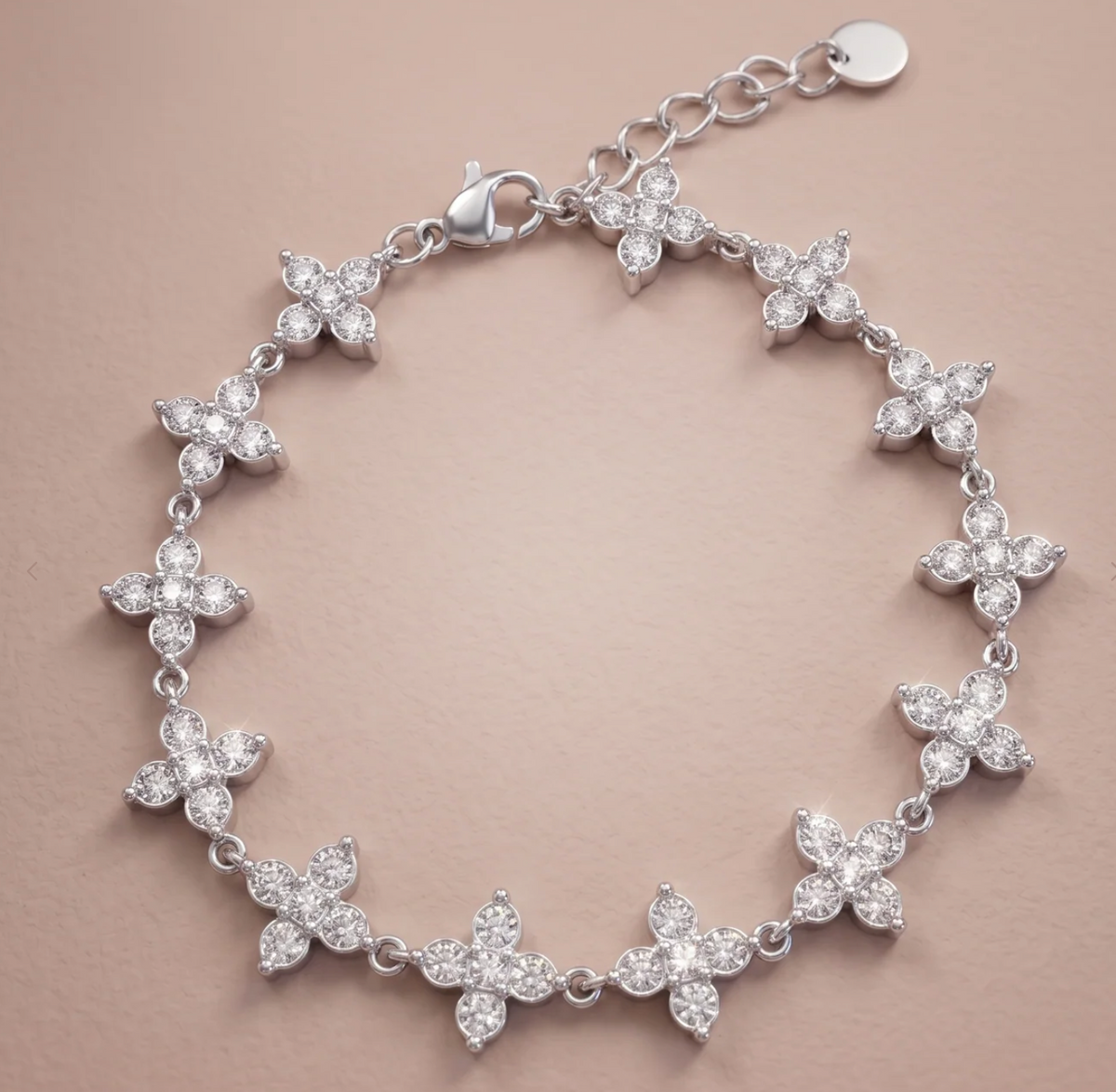 BRACELET FLORA ARGENTÉ