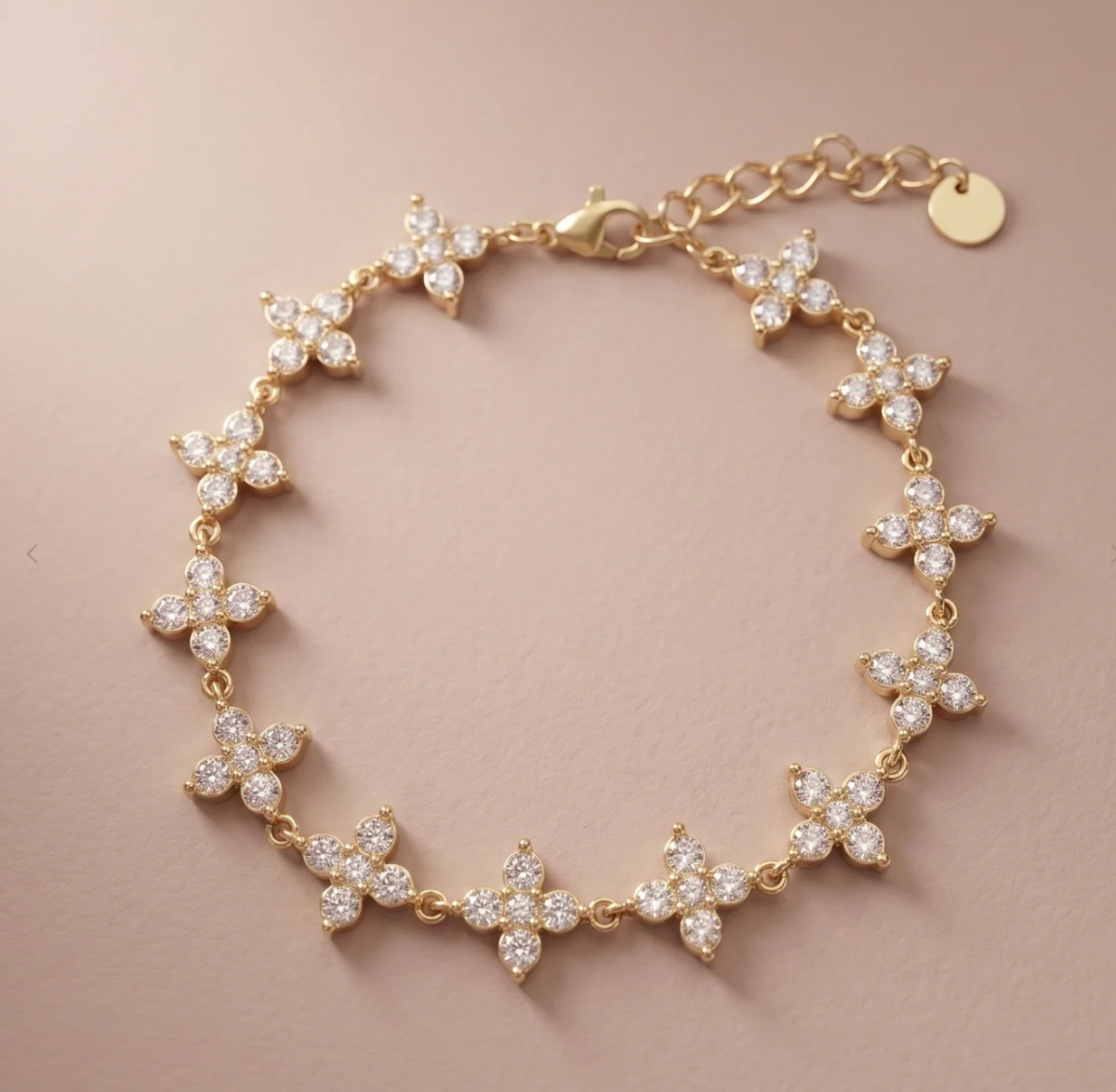 BRACELET FLORA DORÉ