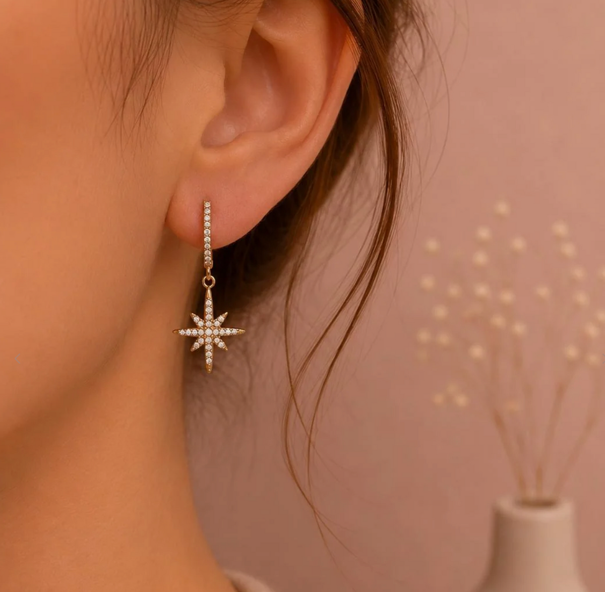 BOUCLES D'OREILLES NAIA DORÉE