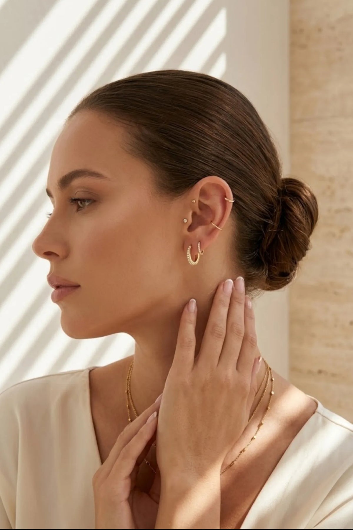 BOUCLES D'OREILLES NOA DORÉE
